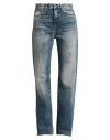 R13 Boy Straight-leg Cropped Jeans In Blue