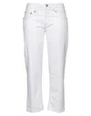 R13 Woman Jeans White Size 29 Cotton, Elastane In White