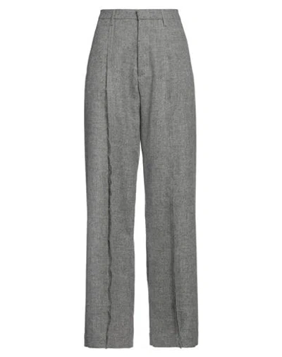 R13 Woman Pants Light Grey Size 27 Wool In Gray