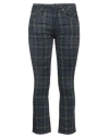 R13 Woman Pants Navy Size 26 Cotton, Elastane In Navy Blue