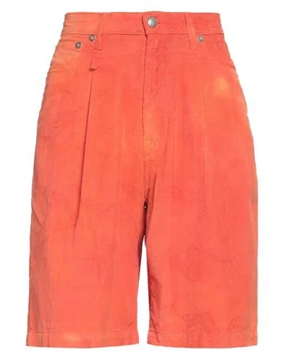 R13 Woman Shorts & Bermuda Shorts Orange Size 27 Cotton