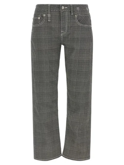 R13 Women's Boy Straight Pants In Multi