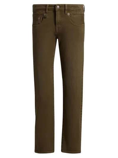 R13 Women's Boy Straight-leg Crop Jeans In Multi
