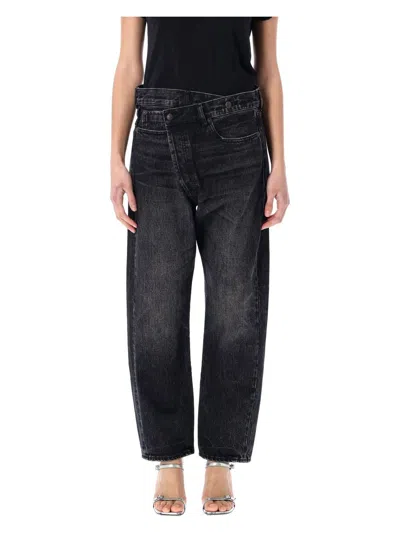 R13 WOMEN'S CROSSOVER JEANS