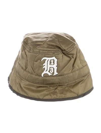 Pre-owned R13 Women's Nylon Bucket Hat In Green