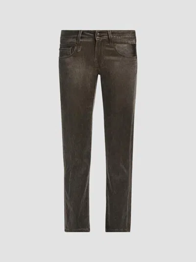 R13 Women's Straight-leg Jeans In Brown