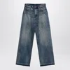 R13 WOMEN'S WASHED-OUT DENIM JEANS