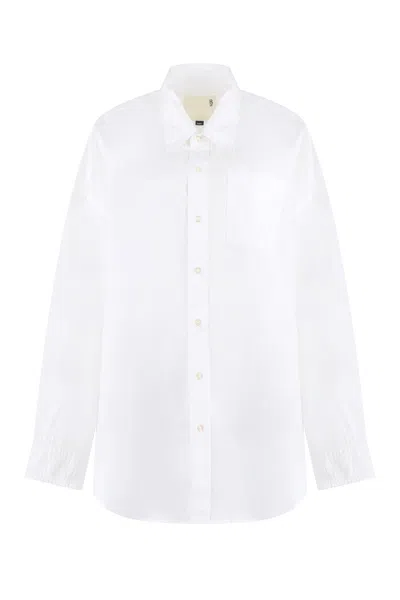 R13 Women's White Oversized Shirt For Ss24
