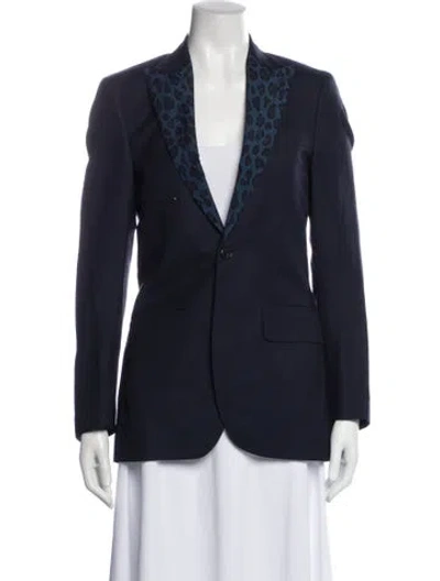 Pre-owned R13 Wool Blazer In Blue