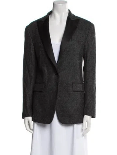 Pre-owned R13 Wool Blazer In Gray