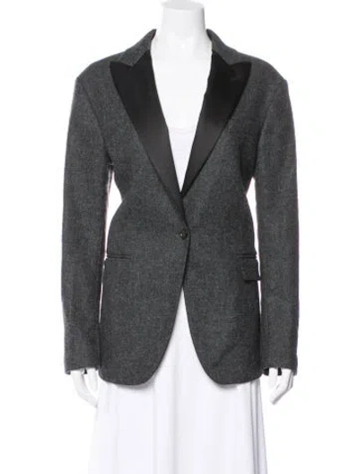 Pre-owned R13 Wool Blazer In Gray