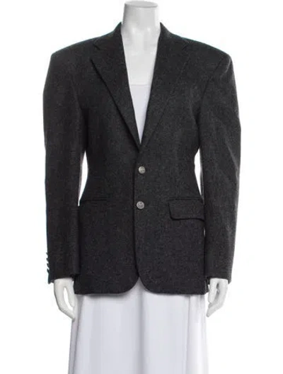 Pre-owned R13 Wool Blazer In Grey