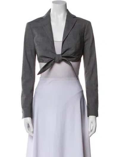 Pre-owned R13 Wool Bolero In Gray