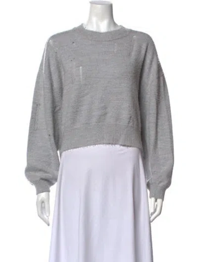 Pre-owned R13 Wool Crew Neck Sweater In Gray