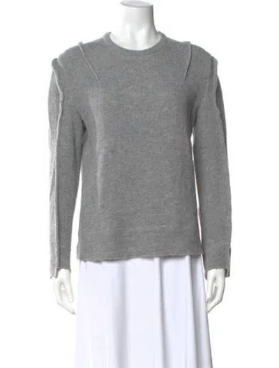 Pre-owned R13 Wool Crew Neck Sweater In Gray
