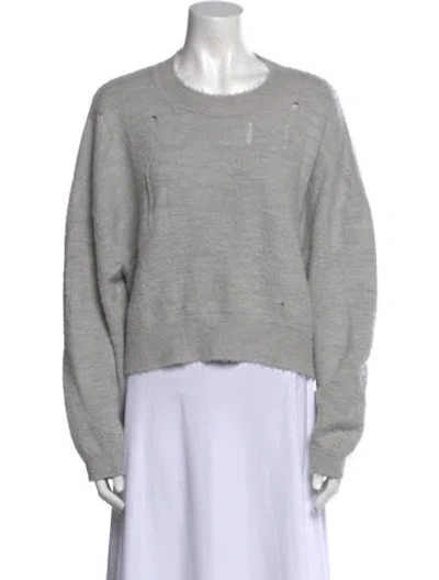 Pre-owned R13 Wool Crew Neck Sweater In Gray
