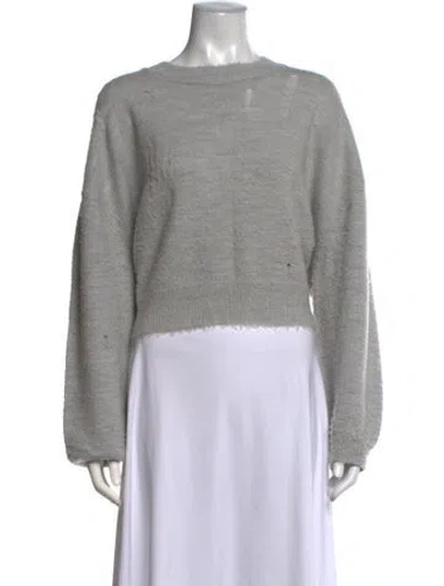 Pre-owned R13 Wool Crew Neck Sweater In Grey