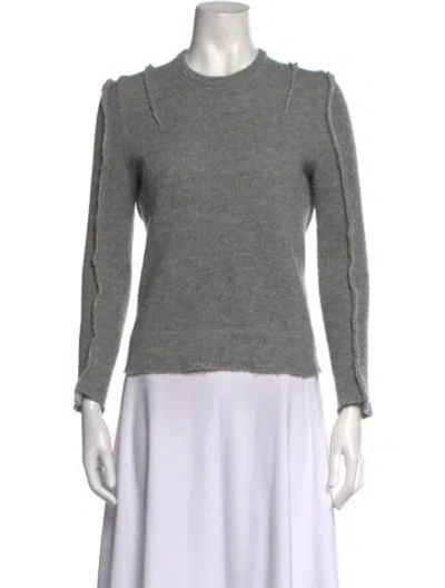 Pre-owned R13 Wool Crew Neck Sweater In Grey