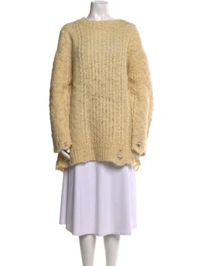 Pre-owned R13 Wool Crew Neck Sweater In Neutral