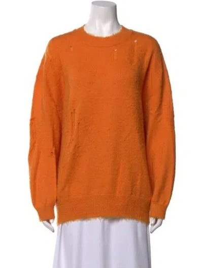 Pre-owned R13 Wool Crew Neck Sweater In Orange
