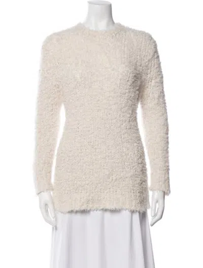 Pre-owned R13 Wool Crew Neck Sweater In White