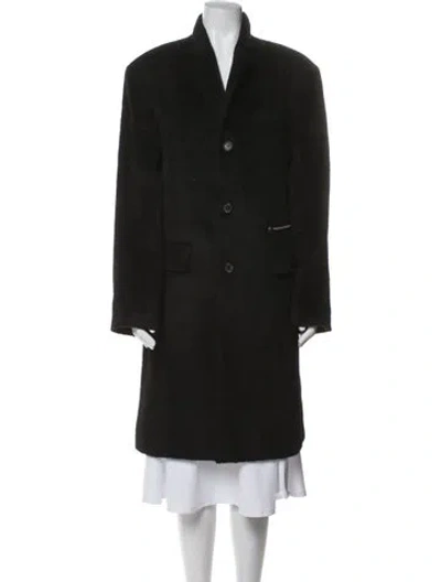 Pre-owned R13 Wool Faux Fur Coat In Blue