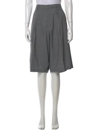 Pre-owned R13 Wool Knee-length Shorts In Gray