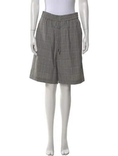 Pre-owned R13 Wool Knee-length Shorts In Gray