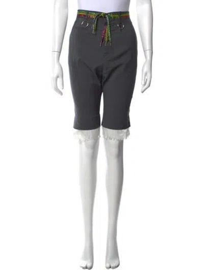 Pre-owned R13 Wool Knee-length Shorts In Grey