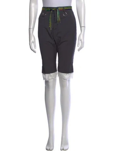 Pre-owned R13 Wool Knee-length Shorts In Grey