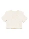R13 Wool Knitted Top In Neutral