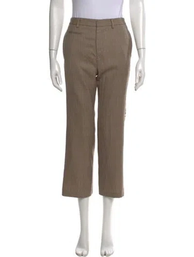 Pre-owned R13 Wool Straight Leg Pants In Brown