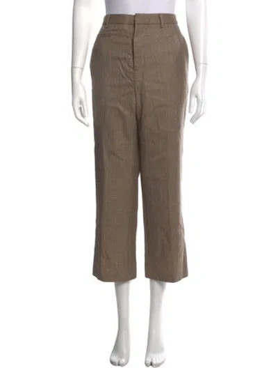 Pre-owned R13 Wool Straight Leg Pants In Brown