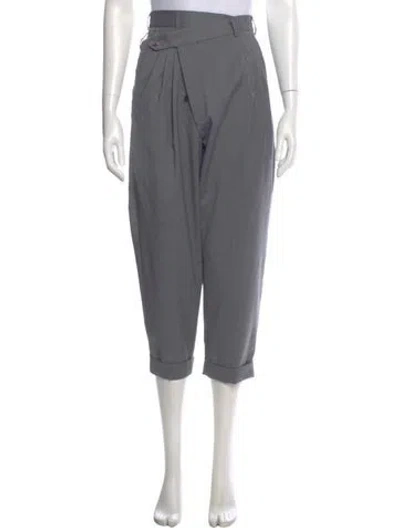 Pre-owned R13 Wool Straight Leg Pants In Gray