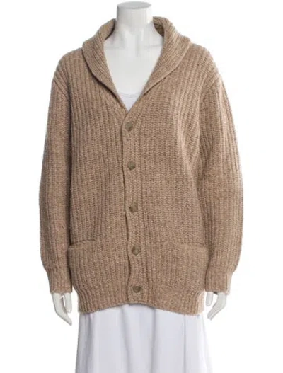 Pre-owned R13 Wool V-neck Sweater W/ Tags In Neutral