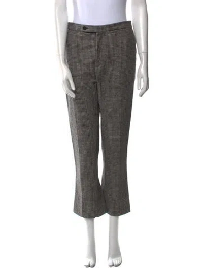 Pre-owned R13 Wool Wide Leg Pants In Gray