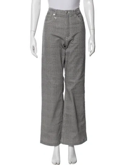 Pre-owned R13 Wool Wide Leg Pants In Gray