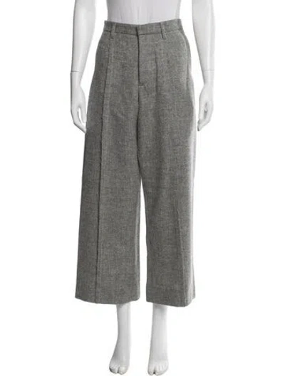 Pre-owned R13 Wool Wide Leg Pants In Gray