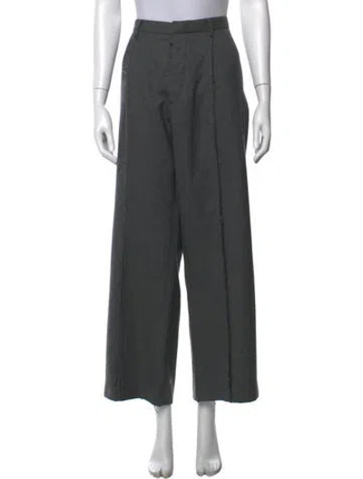 Pre-owned R13 Wool Wide Leg Pants In Gray