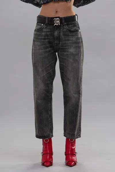 R13 X-boyfriend Jean In Black