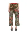 R13 Camo Patchwork Utility Pants In Khaki