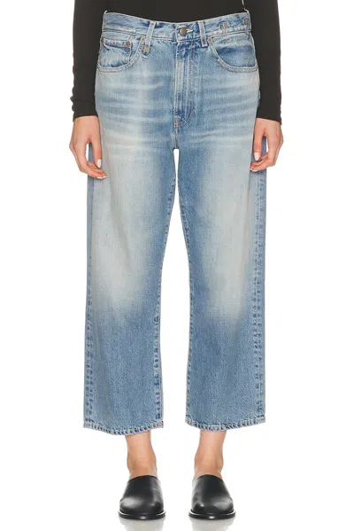 R13 X Boyfriend Straight Leg In Blue