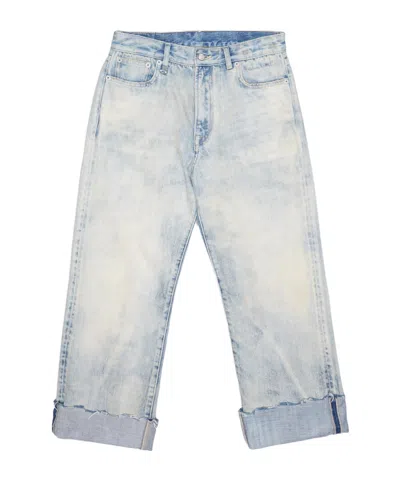 R13 X-boyfriend Wide-leg Denim Pants In White