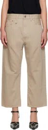 R13 X-bf Bootcut Jeans In Red