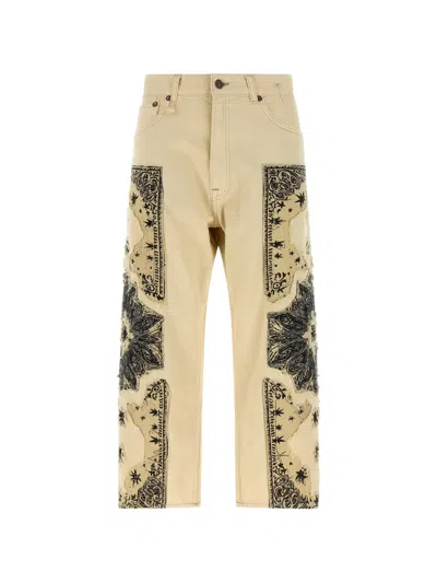 R13 X-bf Jeans In Neutral