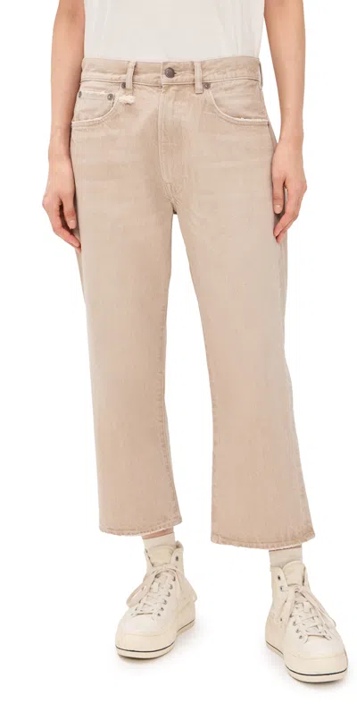 R13 X-bf Jeans Khaki Haze In Brown