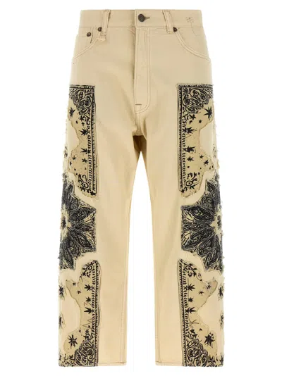 R13 X-bf Jeans In Neutral