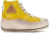 R13 Kurt High Top Sneakers In Yellow / Aqua