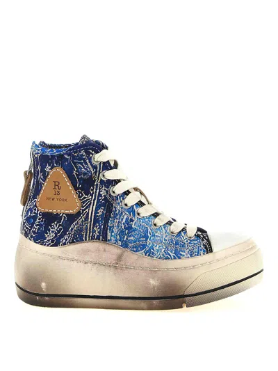 R13 Kurt Sneakers In Blue