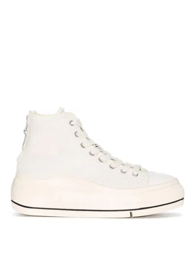 R13 Sneakers High Top Ecru In Multi